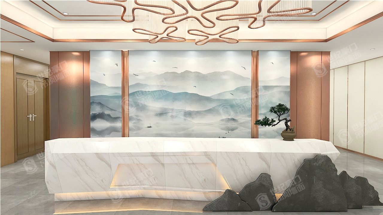 酒店吧台背景（3D画+玫瑰金灯槽包边）.jpg