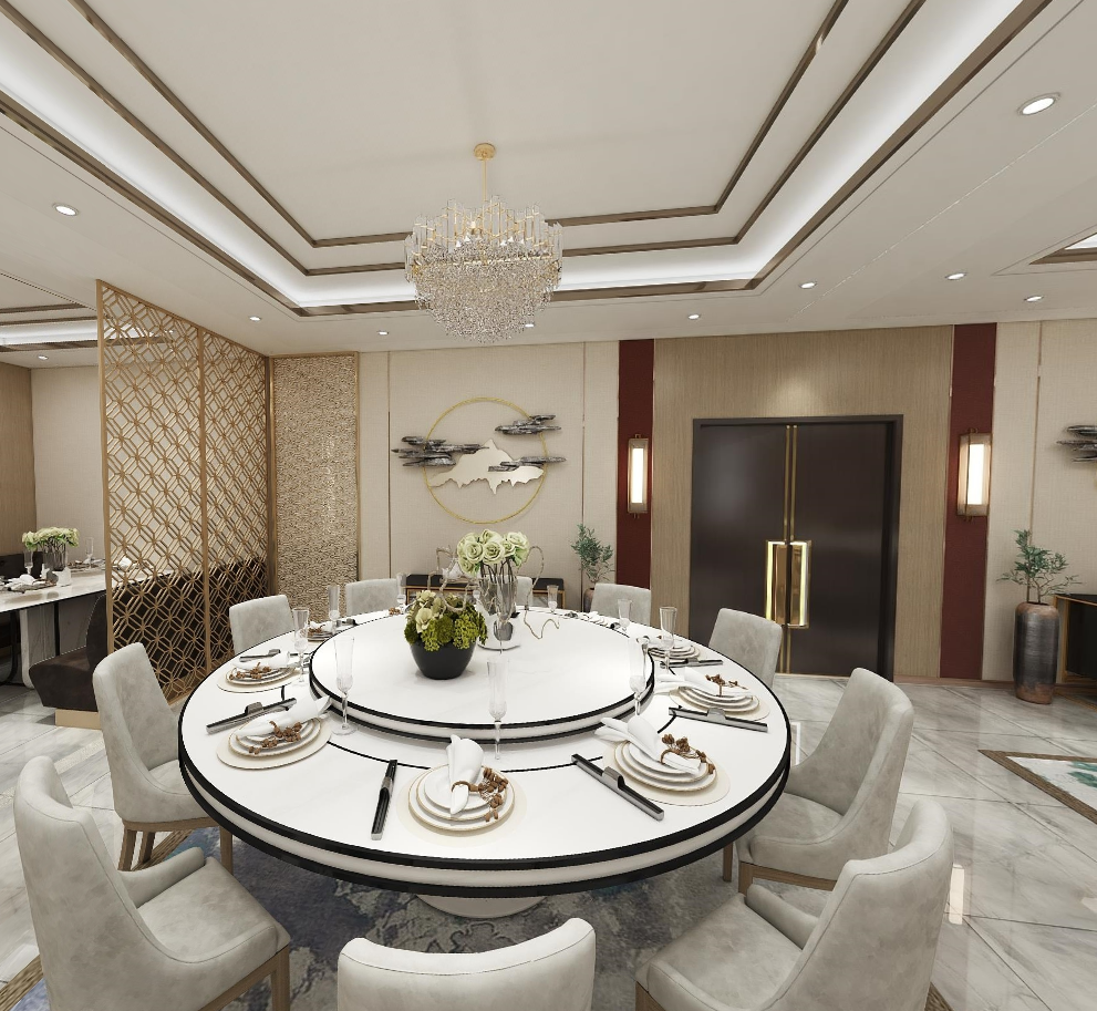 【工装案例】逼格与美味并存--世纪豪门酒店包厢设计
